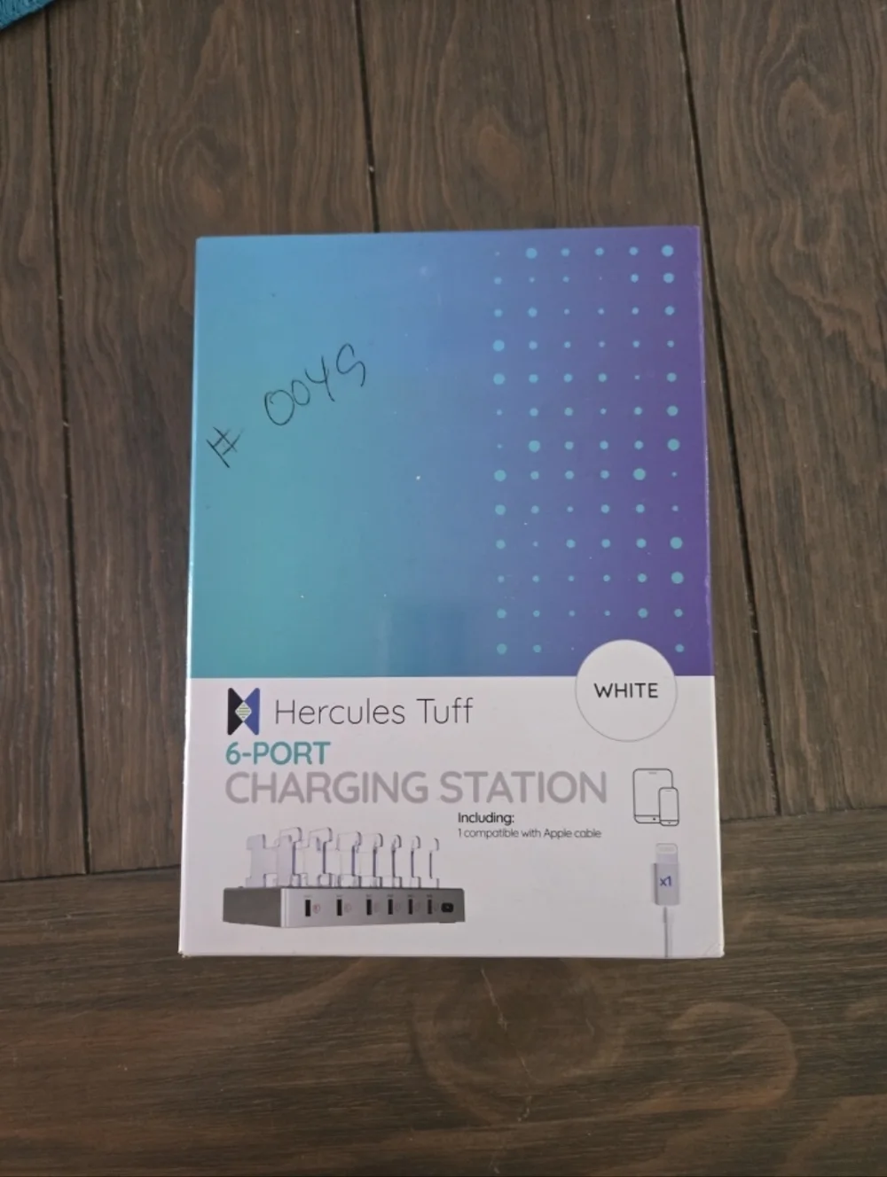 Hercules Tuff Multi-Device Charging Station - 6 USB Fast Ports + 3 USB Cables